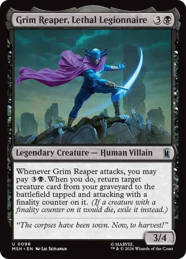 Grim Reaper, Lethal Legionnaire