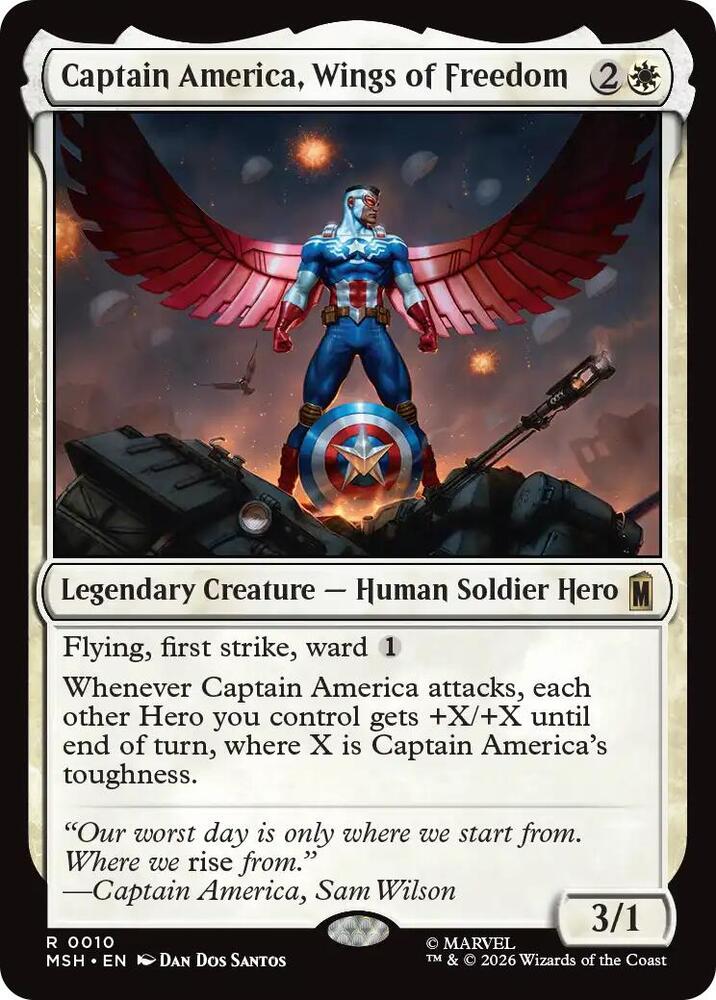 Captain America, Wings of Freedom (MSH)