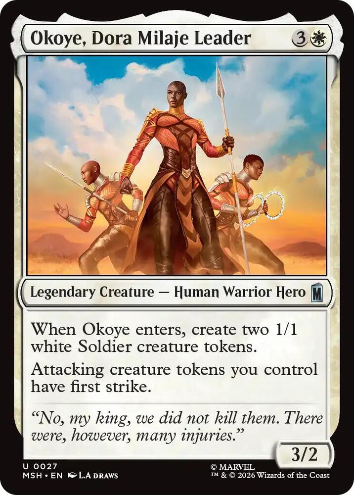 Okoye, Dora Milaje Leader (MSH)