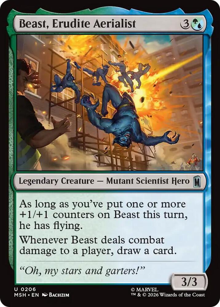 Beast, Erudite Aerialist (MSH)