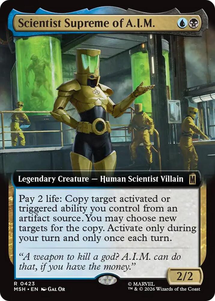 Scientist Supreme of A.I.M. (Extended Art) (MSH)