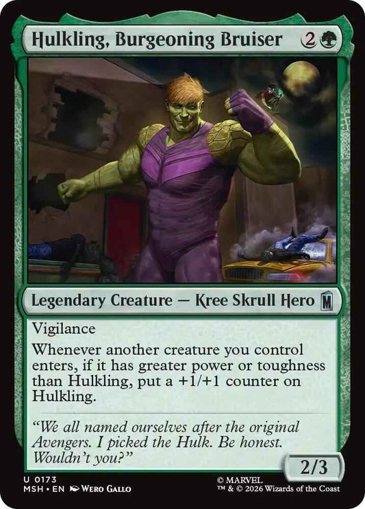 Hulkling, Burgeoning Bruiser
