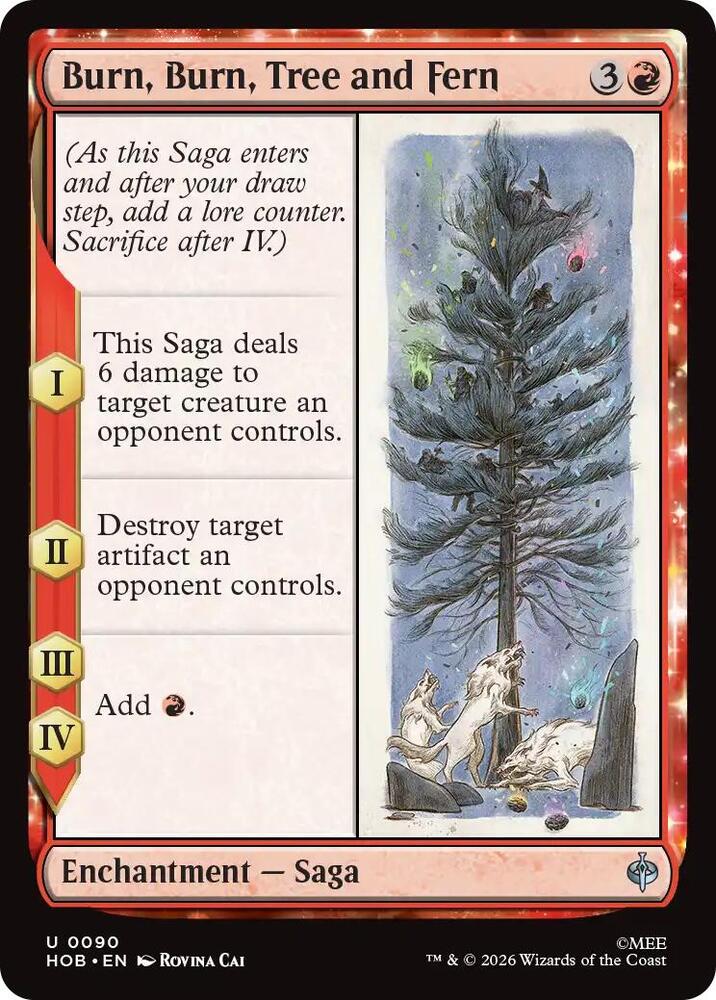 Burn, Burn, Tree and Fern (HOB)