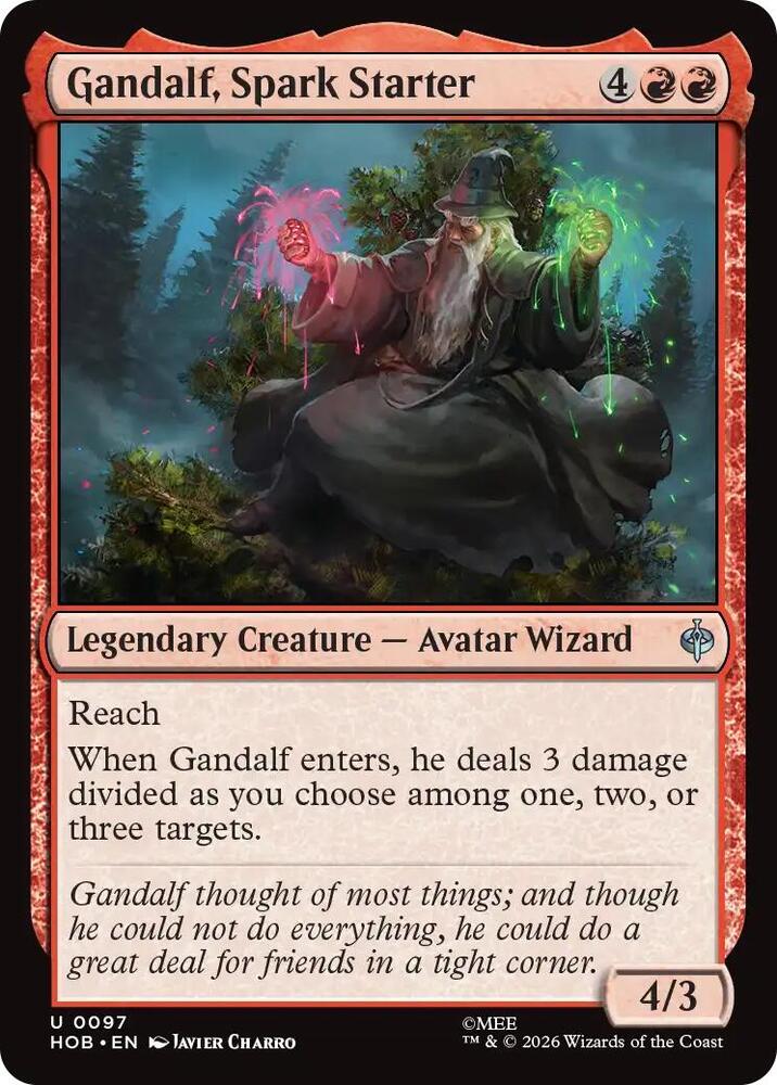 Gandalf, Spark Starter (HOB)