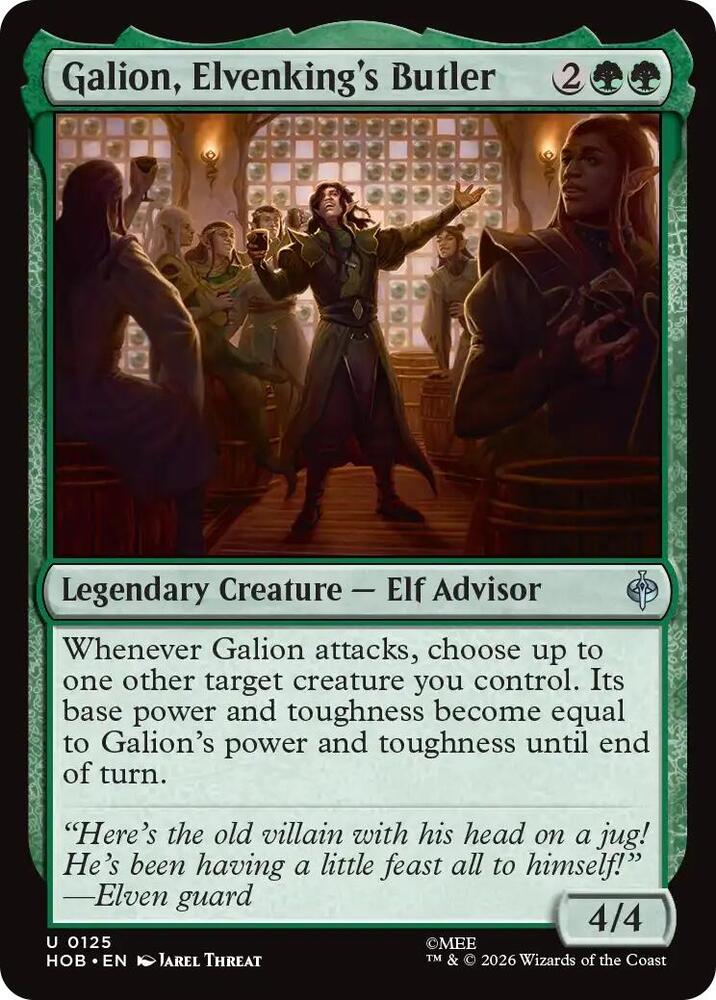 Galion, Elvenking's Butler (HOB)