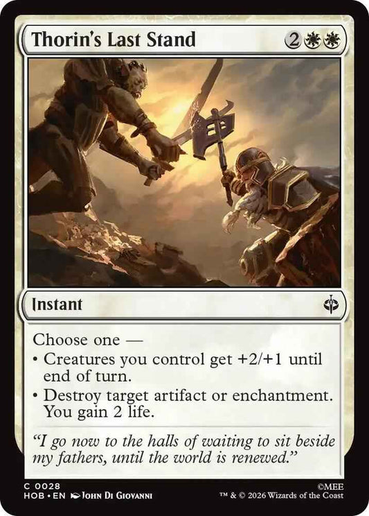 Thorin's Last Stand