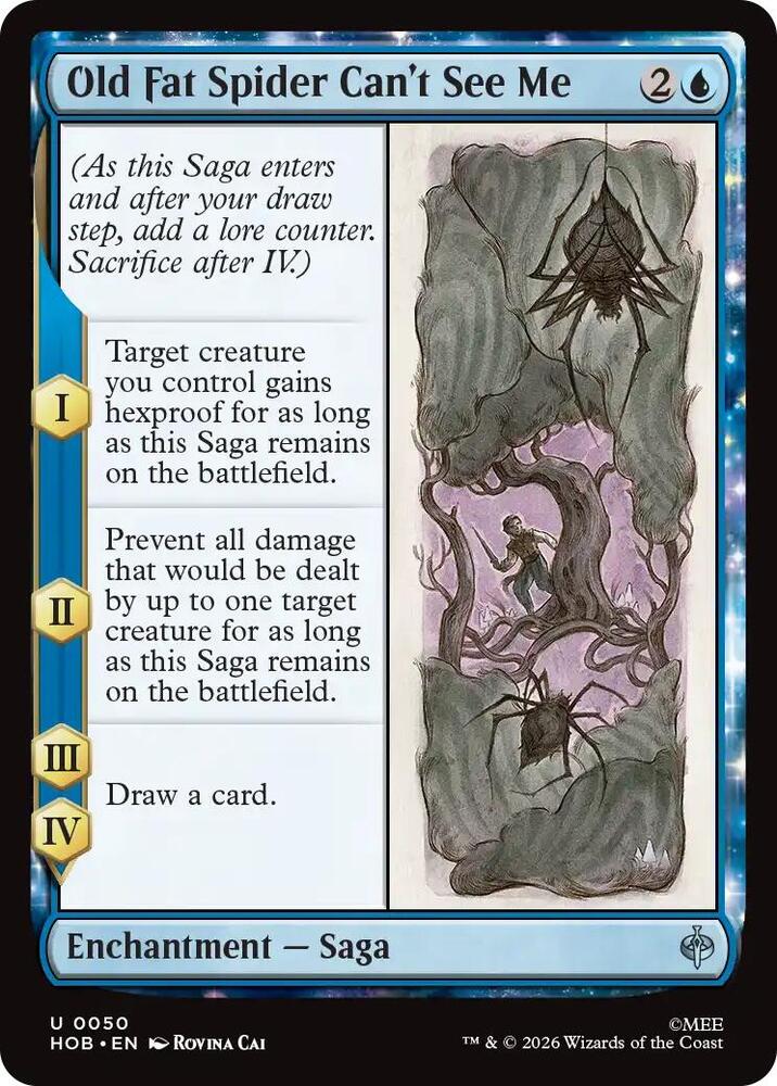 Old Fat Spider Can't See Me (HOB)