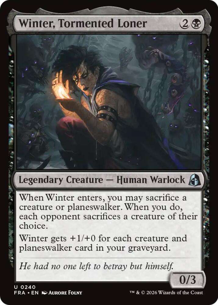 Winter, Tormented Loner (FRA)
