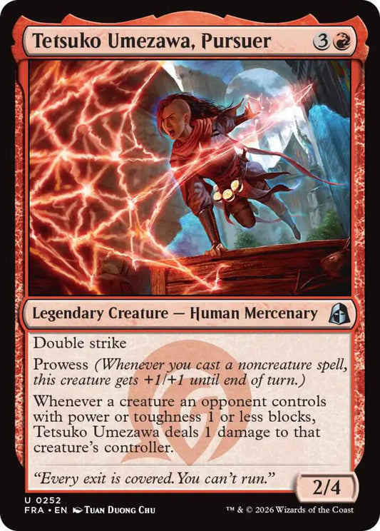 Tetsuko Umezawa, Pursuer (FRA)