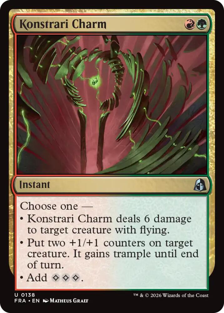 Konstrari Charm (FRA) - Foil