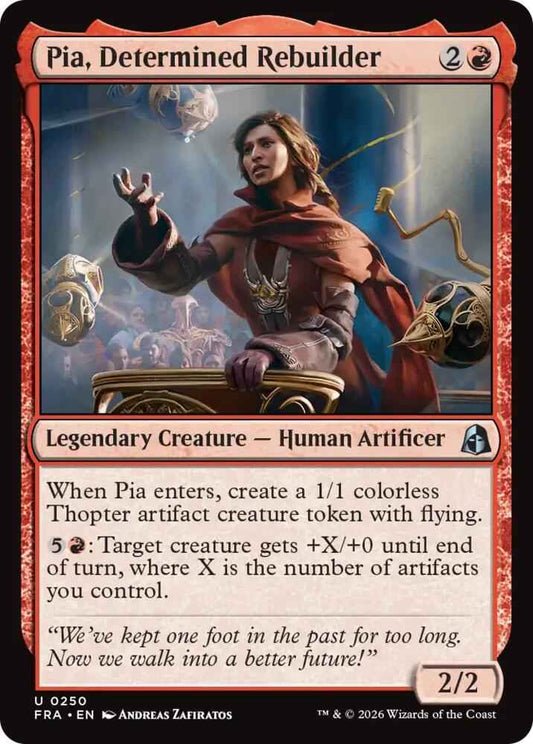 Pia, Determined Rebuilder (FRA)