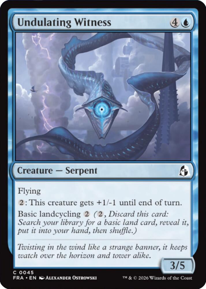 Undulating Witness (FRA) - Foil