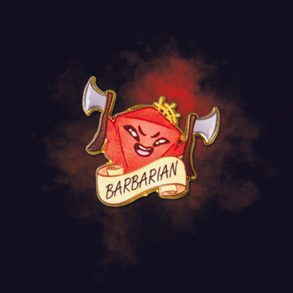 Barbarian Class Pin