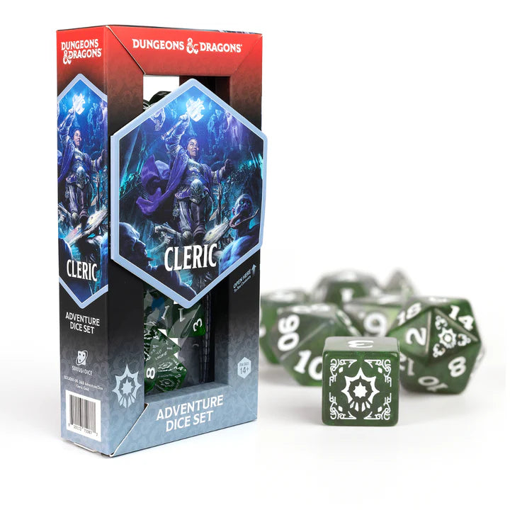 D&D Adventure Dice: Cleric (Green)