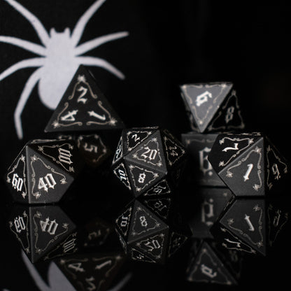 The Spider Aluminum Metal Dice Set