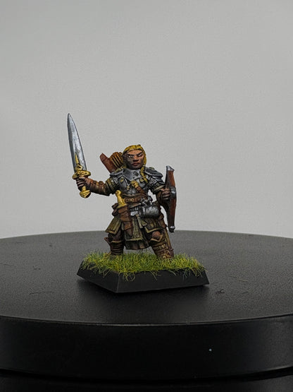 Handpainted Pathfinder: Valeros, Iconic Fighter (2E)