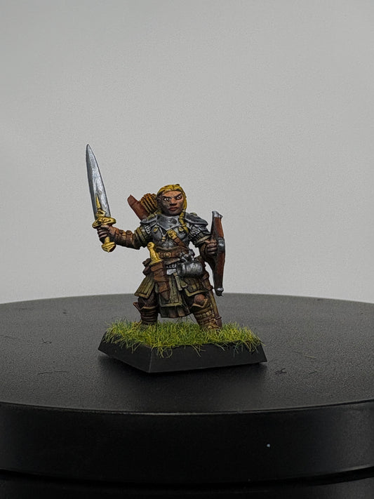 Handpainted Pathfinder: Valeros, Iconic Fighter (2E)
