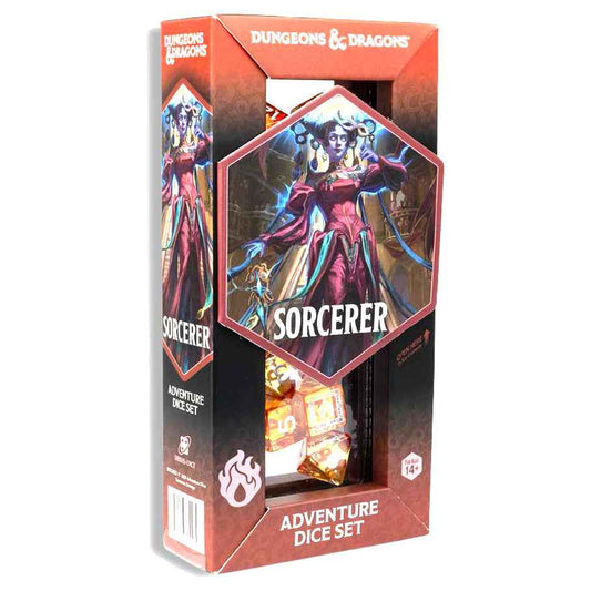 D&D Adventure Dice: Sorcerer (Orange)