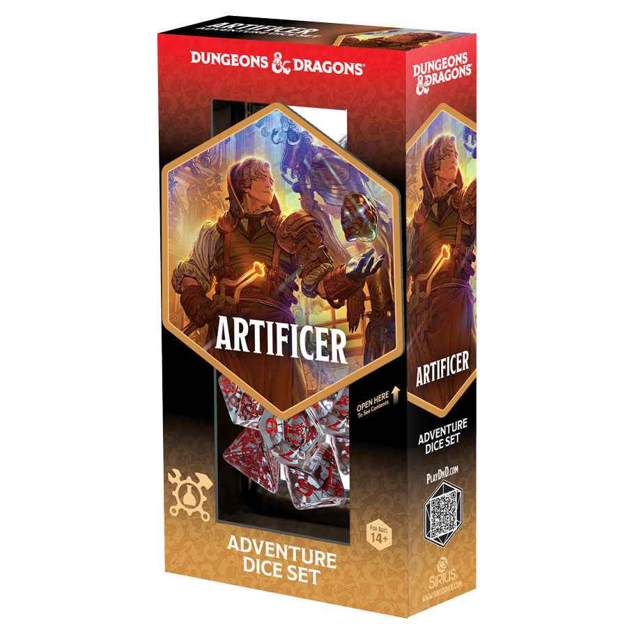 D&D Adventure Dice: Artificer (Clear)