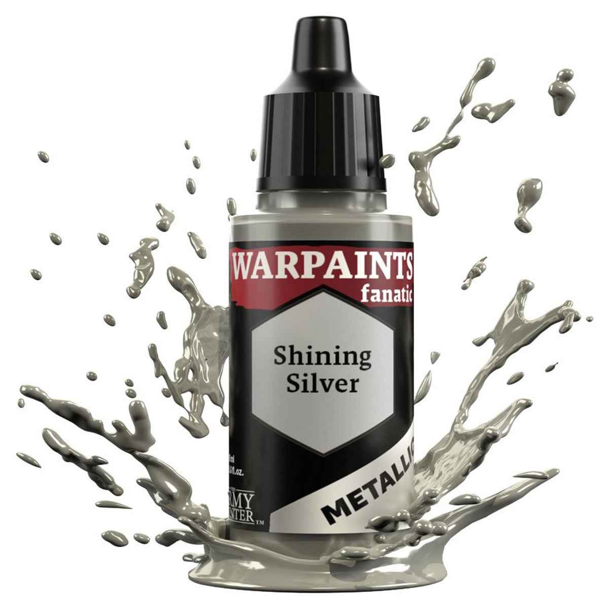 Warpaints Fanatic Metallic: Shining Silver 18ml