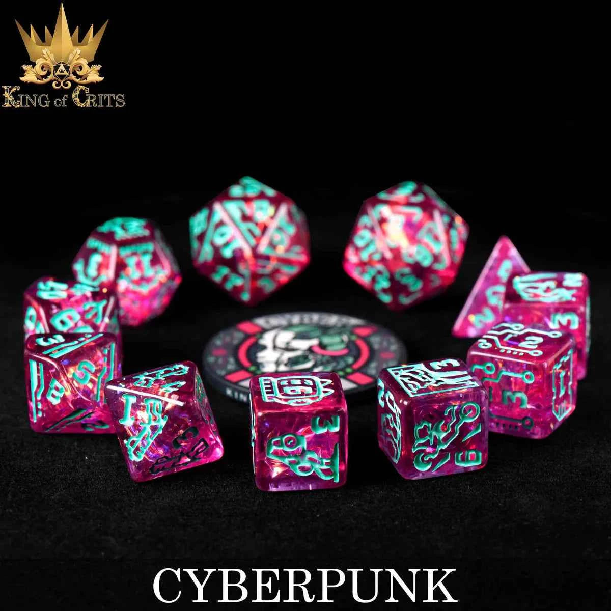 Cyberpunk - 11 Dice Set