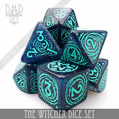 The Witcher Dice Set and Coin - Yennefer