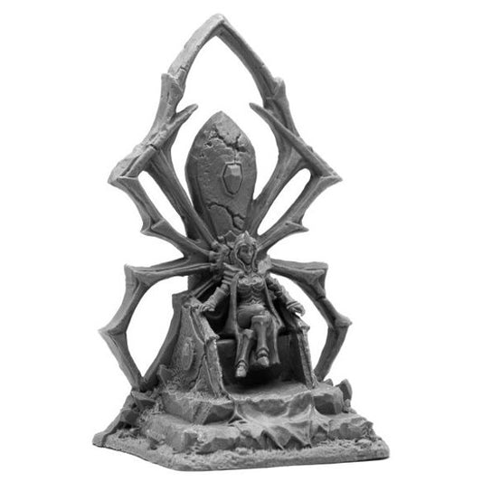 Bones Black: Dark Elf Queen on Throne
