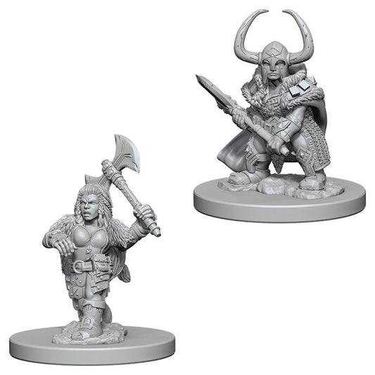 D&D: Nolzur's Marvelous Minis: Dwarf Female Barbarian W4